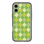 スリムプロテクションプレミアムケース with MagSafe［ Argyle - Green ］