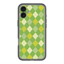 スリムプロテクションプレミアムケース with MagSafe［ Argyle - Green ］