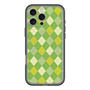 スリムプロテクションプレミアムケース with MagSafe［ Argyle - Green ］
