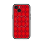 スリムプロテクションプレミアムケース with MagSafe［ Argyle - Red ］