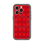 スリムプロテクションプレミアムケース with MagSafe［ Argyle - Red ］