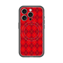 スリムプロテクションプレミアムケース with MagSafe［ Argyle - Red ］