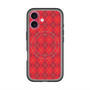 スリムプロテクションプレミアムケース with MagSafe［ Argyle - Red ］