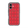 スリムプロテクションプレミアムケース with MagSafe［ Argyle - Red ］