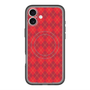 スリムプロテクションプレミアムケース with MagSafe［ Argyle - Red ］