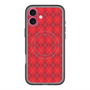 スリムプロテクションプレミアムケース with MagSafe［ Argyle - Red ］