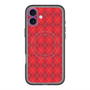 スリムプロテクションプレミアムケース with MagSafe［ Argyle - Red ］