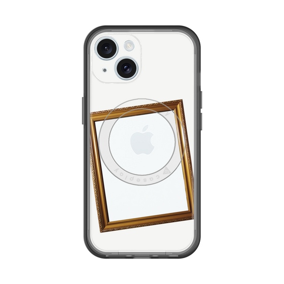 スリムプロテクションプレミアムケース with MagSafe［ Photo Frame - White ］