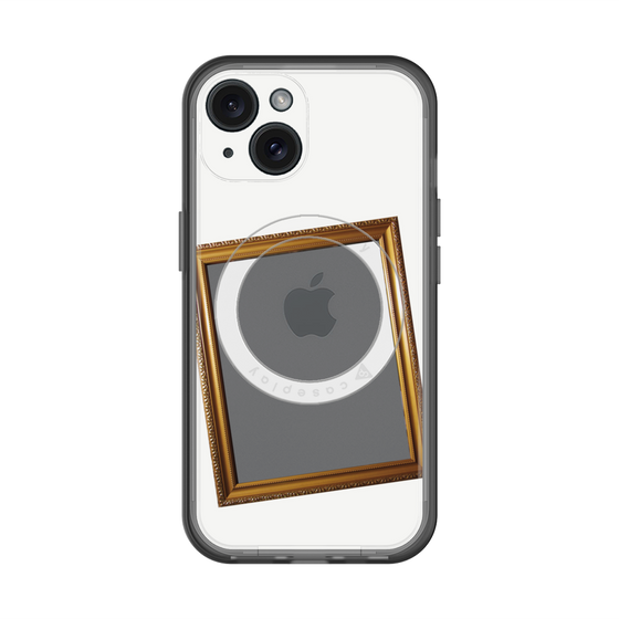 スリムプロテクションプレミアムケース with MagSafe［ Photo Frame - White ］