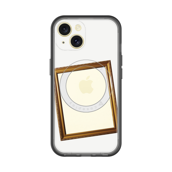 スリムプロテクションプレミアムケース with MagSafe［ Photo Frame - White ］