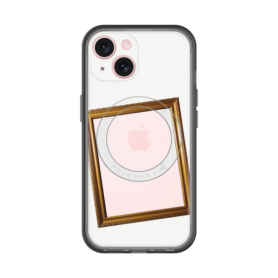 スリムプロテクションプレミアムケース with MagSafe［ Photo Frame - White ］
