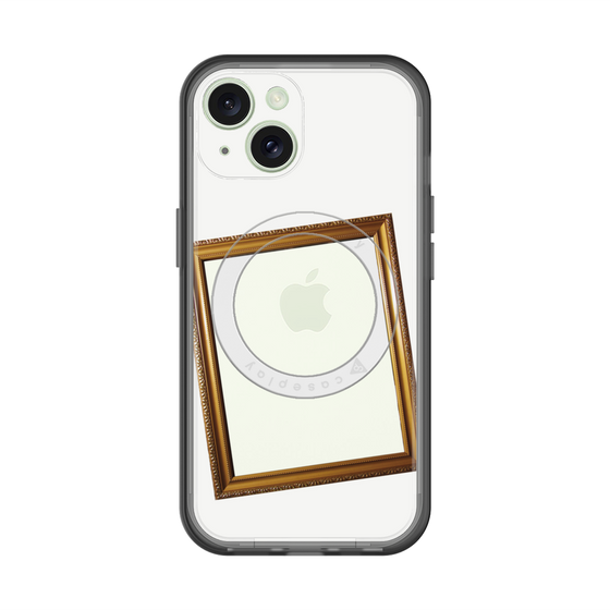 スリムプロテクションプレミアムケース with MagSafe［ Photo Frame - White ］