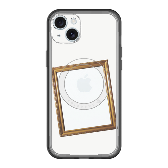 スリムプロテクションプレミアムケース with MagSafe［ Photo Frame - White ］