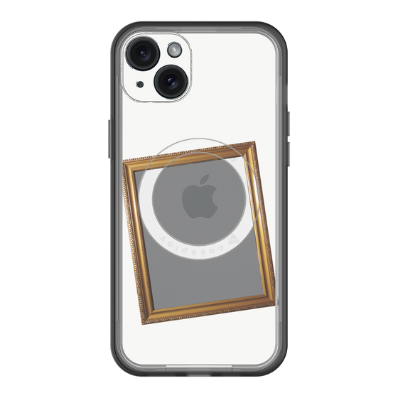 スリムプロテクションプレミアムケース with MagSafe［ Photo Frame - White ］