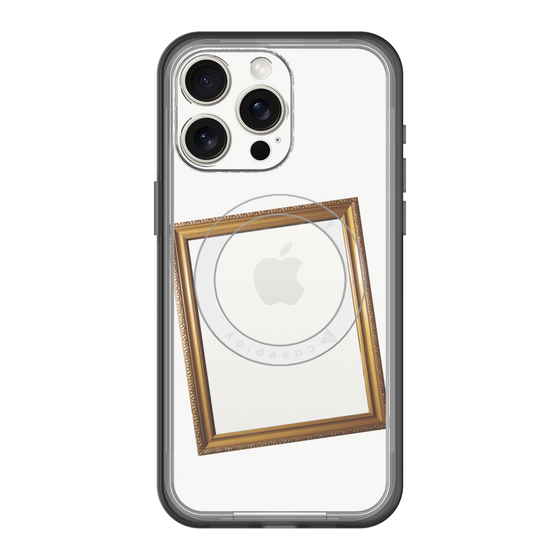 スリムプロテクションプレミアムケース with MagSafe［ Photo Frame - White ］