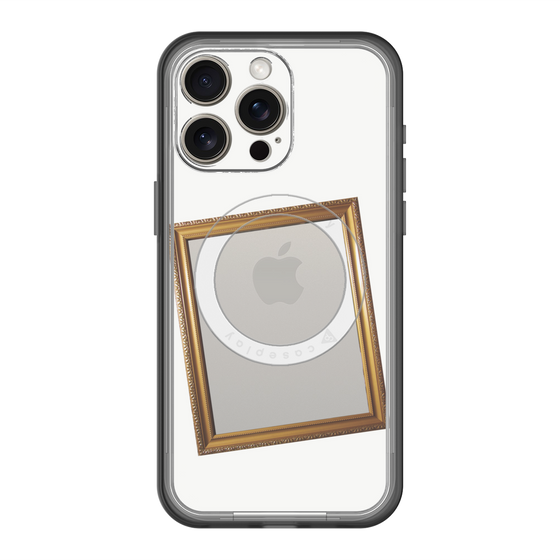 スリムプロテクションプレミアムケース with MagSafe［ Photo Frame - White ］