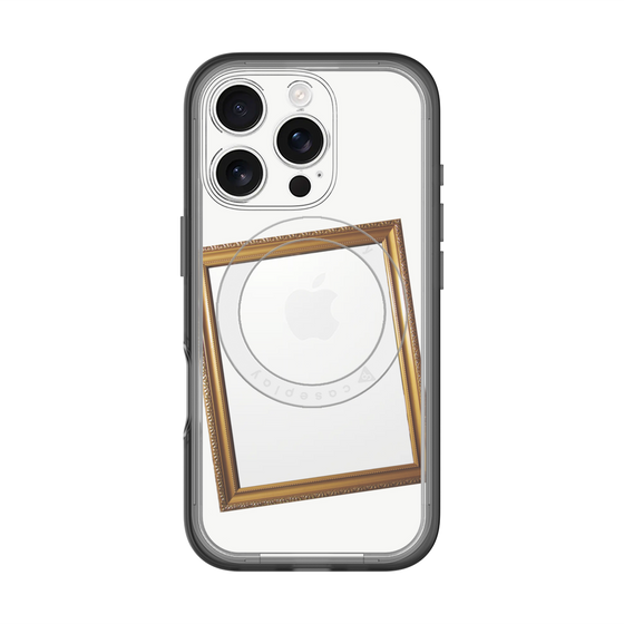 スリムプロテクションプレミアムケース with MagSafe［ Photo Frame - White ］