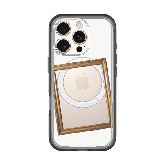 スリムプロテクションプレミアムケース with MagSafe［ Photo Frame - White ］