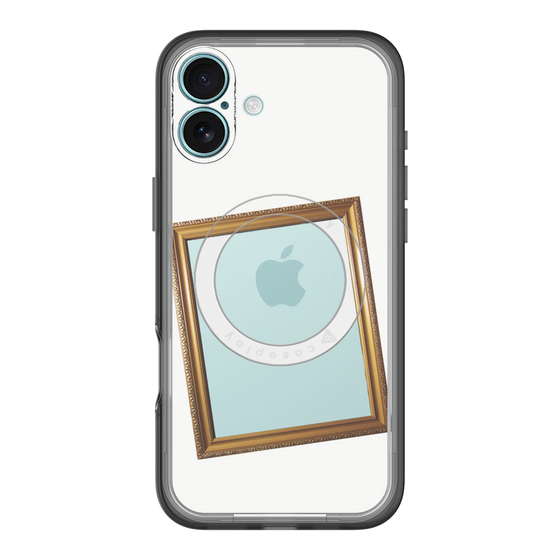 スリムプロテクションプレミアムケース with MagSafe［ Photo Frame - White ］