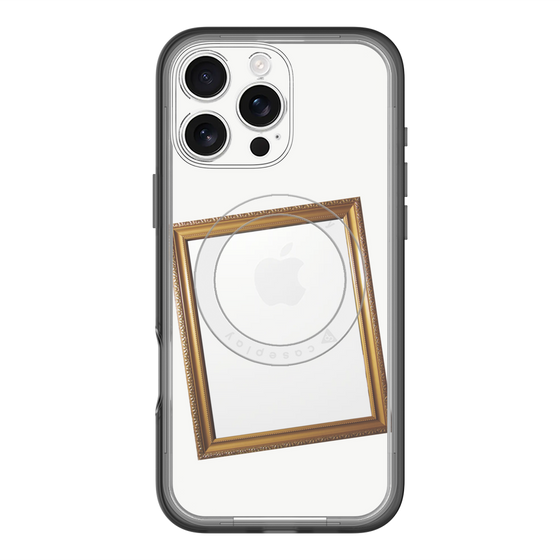 スリムプロテクションプレミアムケース with MagSafe［ Photo Frame - White ］