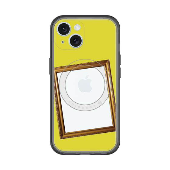 スリムプロテクションプレミアムケース with MagSafe［ Photo Frame - Yellow ］