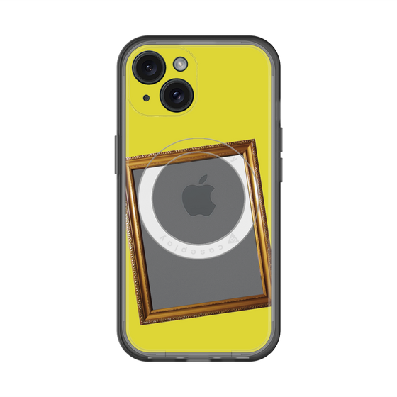 スリムプロテクションプレミアムケース with MagSafe［ Photo Frame - Yellow ］