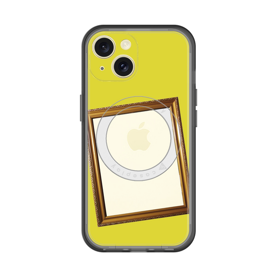 スリムプロテクションプレミアムケース with MagSafe［ Photo Frame - Yellow ］