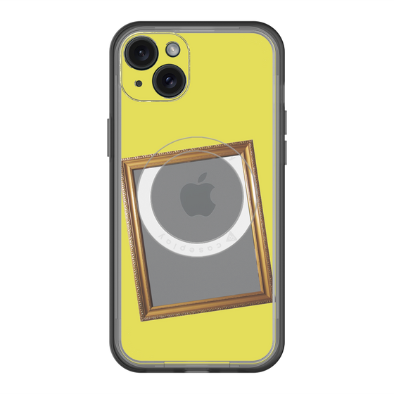 スリムプロテクションプレミアムケース with MagSafe［ Photo Frame - Yellow ］