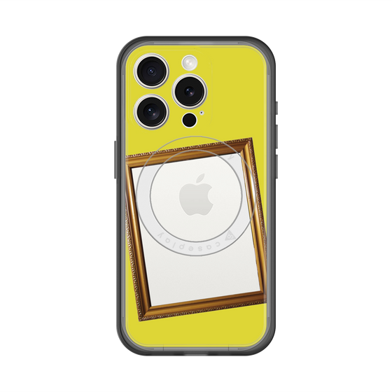 スリムプロテクションプレミアムケース with MagSafe［ Photo Frame - Yellow ］