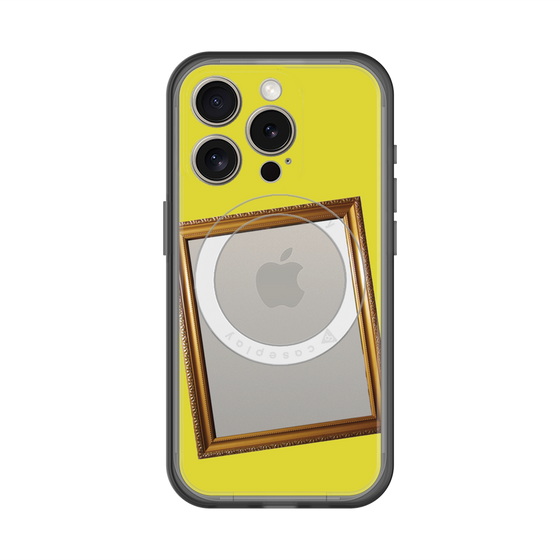 スリムプロテクションプレミアムケース with MagSafe［ Photo Frame - Yellow ］