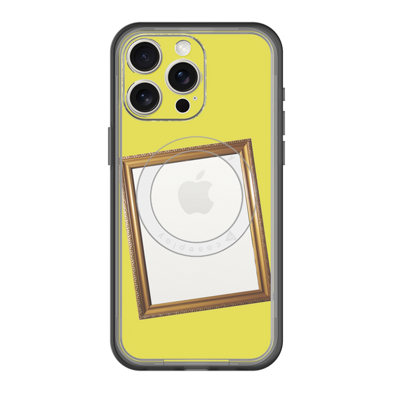 スリムプロテクションプレミアムケース with MagSafe［ Photo Frame - Yellow ］