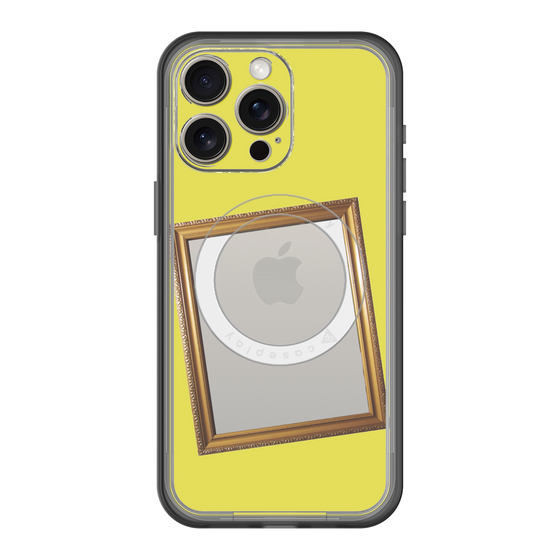 スリムプロテクションプレミアムケース with MagSafe［ Photo Frame - Yellow ］