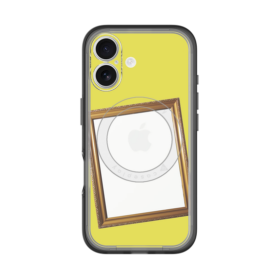 スリムプロテクションプレミアムケース with MagSafe［ Photo Frame - Yellow ］