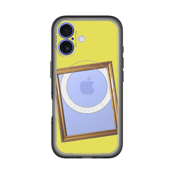 スリムプロテクションプレミアムケース with MagSafe［ Photo Frame - Yellow ］