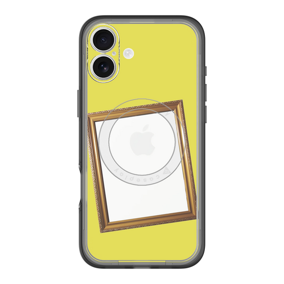スリムプロテクションプレミアムケース with MagSafe［ Photo Frame - Yellow ］