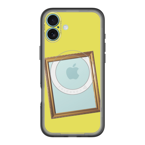スリムプロテクションプレミアムケース with MagSafe［ Photo Frame - Yellow ］