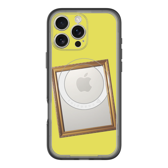 スリムプロテクションプレミアムケース with MagSafe［ Photo Frame - Yellow ］
