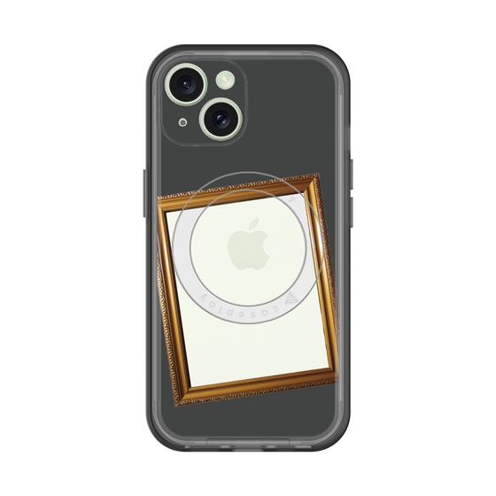スリムプロテクションプレミアムケース with MagSafe［ Photo Frame - Gray ］