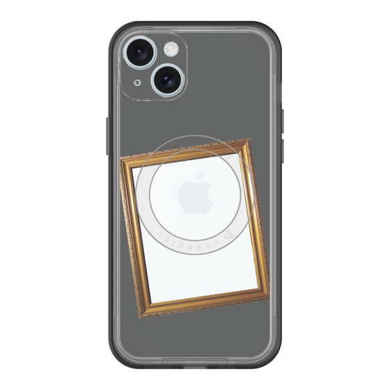 スリムプロテクションプレミアムケース with MagSafe［ Photo Frame - Gray ］