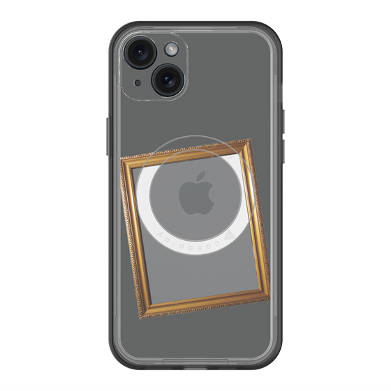 スリムプロテクションプレミアムケース with MagSafe［ Photo Frame - Gray ］