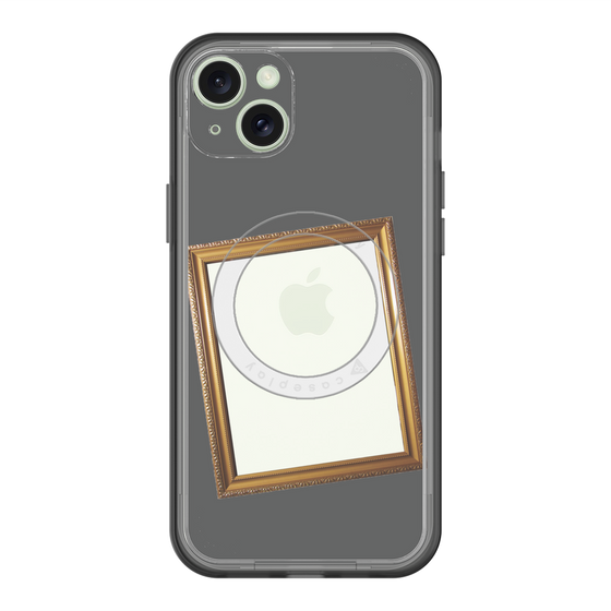 スリムプロテクションプレミアムケース with MagSafe［ Photo Frame - Gray ］