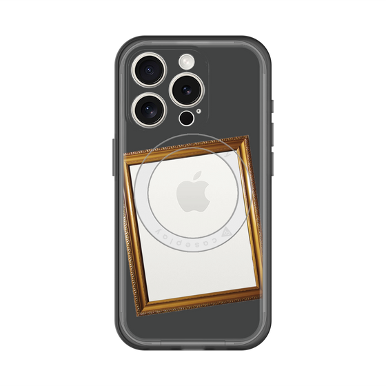 スリムプロテクションプレミアムケース with MagSafe［ Photo Frame - Gray ］