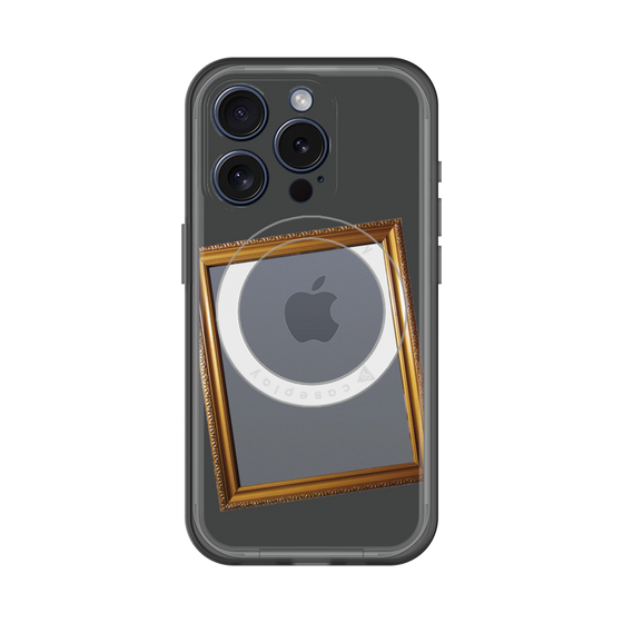 スリムプロテクションプレミアムケース with MagSafe［ Photo Frame - Gray ］
