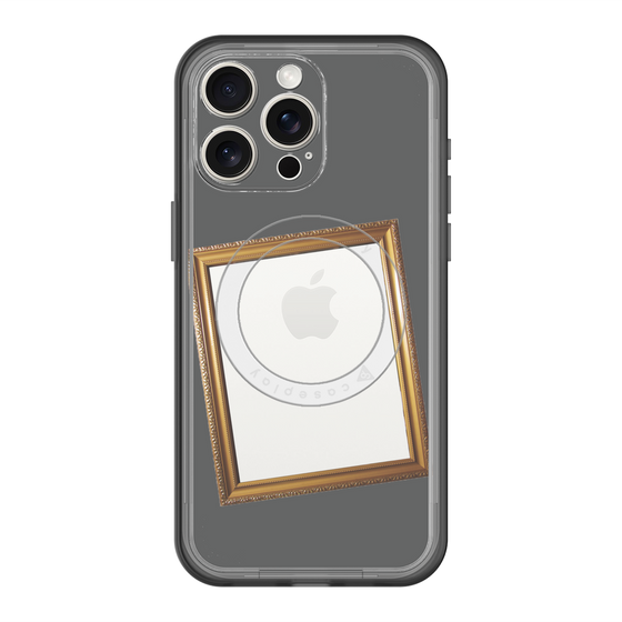 スリムプロテクションプレミアムケース with MagSafe［ Photo Frame - Gray ］
