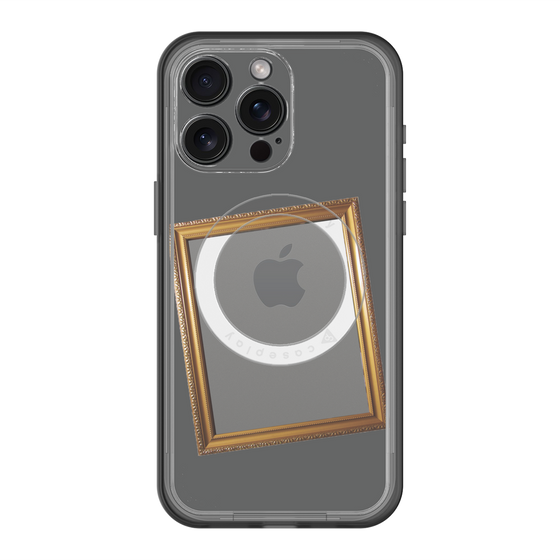 スリムプロテクションプレミアムケース with MagSafe［ Photo Frame - Gray ］
