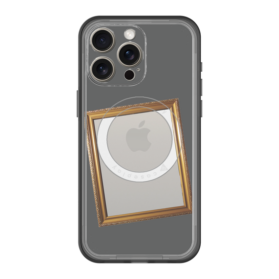 スリムプロテクションプレミアムケース with MagSafe［ Photo Frame - Gray ］