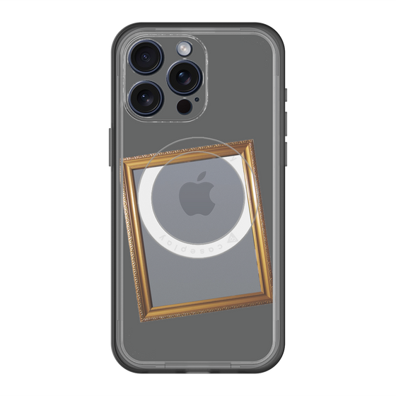 スリムプロテクションプレミアムケース with MagSafe［ Photo Frame - Gray ］