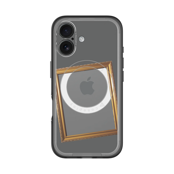 スリムプロテクションプレミアムケース with MagSafe［ Photo Frame - Gray ］