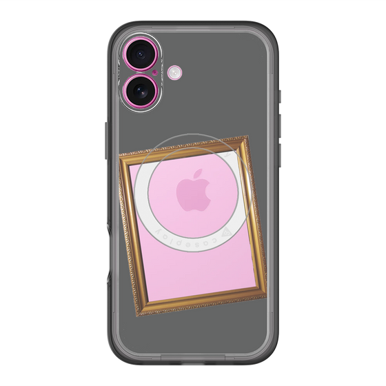 スリムプロテクションプレミアムケース with MagSafe［ Photo Frame - Gray ］