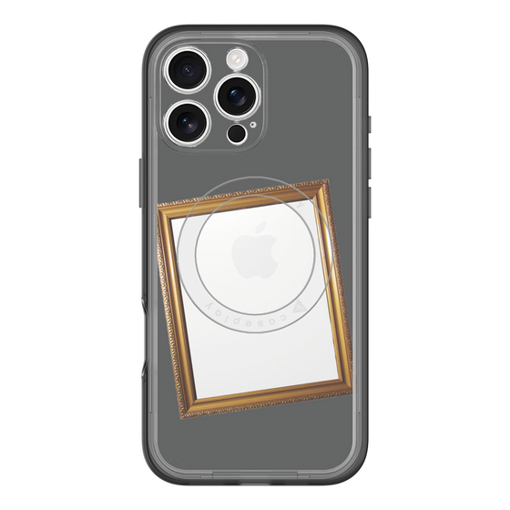 スリムプロテクションプレミアムケース with MagSafe［ Photo Frame - Gray ］